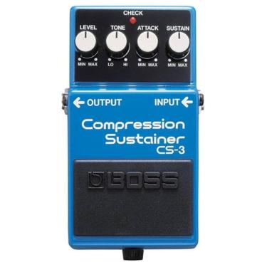 Imagem de Pedal Compressor Sustain Boss Cs-3 Analógico Para Guitarra