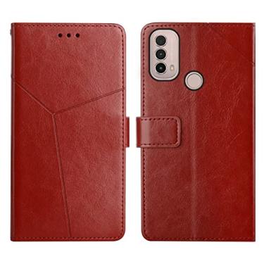 Imagem de For Motorola Moto E40 Y Stitching Horizontal Flip Leather Phone Case
