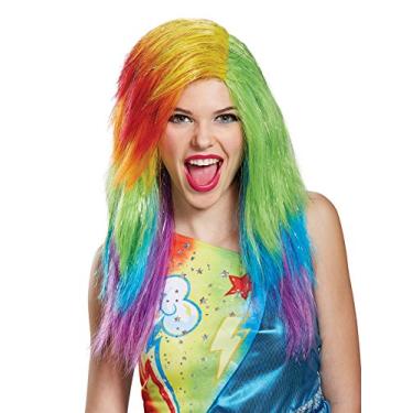Imagem de Disguise Peruca feminina para adultos do filme Rainbow Dash, Multi, tamanho nico