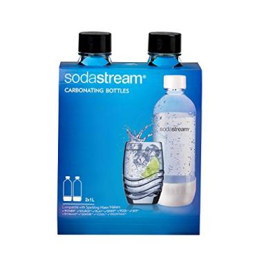 Imagem de Sodastream 1l Garrafas de Carbonatação - Preto (pacote Twin)