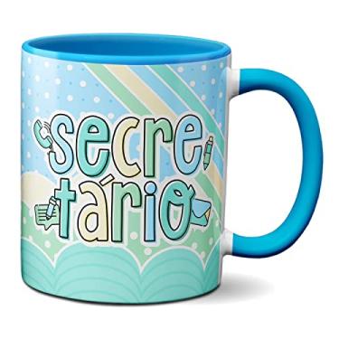 Imagem de Caneca Secretariado Profissional Secretário Presente (Azul)