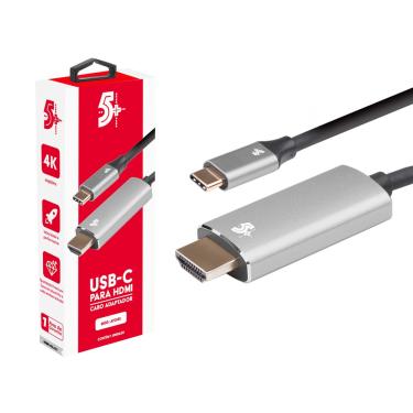 Imagem de Cabo Adaptador Usc-c Para Hdmi 4k 60hz - 1.8 M 5 + Original