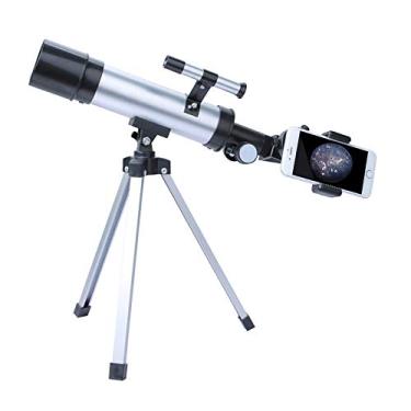 Imagem de Telescópios para adultos Astronomia Space Kids Explorer Telescope Gift Kit com um espelho localizador para observação de estrelas, telescópios excelentes e acessíveis para iniciantes em astronomia