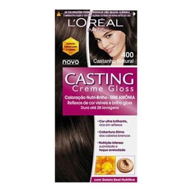 Imagem de Coloração Casting Creme Gloss 400 Castanho Natural - L'oréal