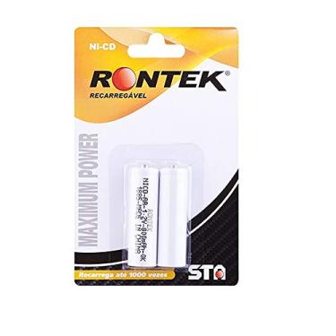 Imagem de Bateria Recarregável Nicd Com Top 1,2v 800mah Aa - Emb. 2pçs