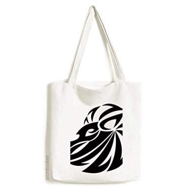 Imagem de Constellation Leo Zodíaco Symbol Tote Canvas Bag Shopping Satchel Casual Bolsa