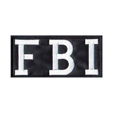 Imagem de Patch Bordado - FBI - Policia Federal Americana Eua PL60029-96 Fecho de Contato