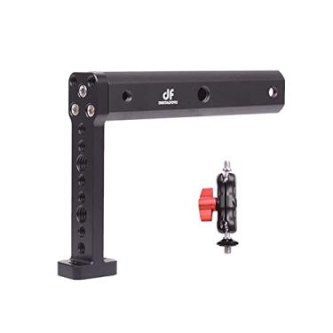 Imagem de Domary Vision Neck Handle Hold Plate Bracket Grip Extension Rods Bar with Hot Shoe Mount para DJI Ronin S Microfone de montagem de monitor LED luz de vídeo
