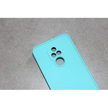 Imagem de Capa Case Silicone Para Novo Motorola Moto E7 - Verde Agua