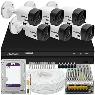 Imagem de Kit CFTV 06 Câmeras VHC 1120 B MHDX 1208 1TB P 10A