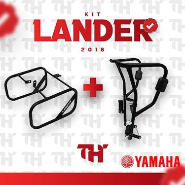 Imagem de Protetor Carenagem Motor + Afastador Alforge Xtz 250 Lander 2018 Em diante