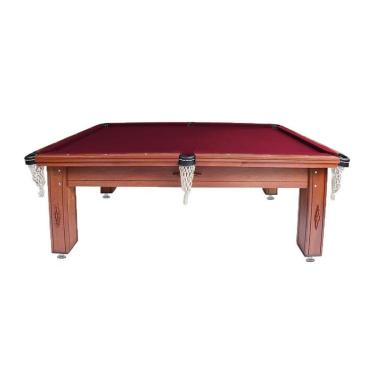 Imagem de Mesa de Sinuca Bilhar Dinâmica Diversões Classic Burgundy Semioficial 2,20x1,20m-Unissex