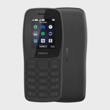 Imagem de Celular Nokia 105 Dual Chip + Rádio fm + Lanterna + Jogos pré-instalados - Preto - NK093