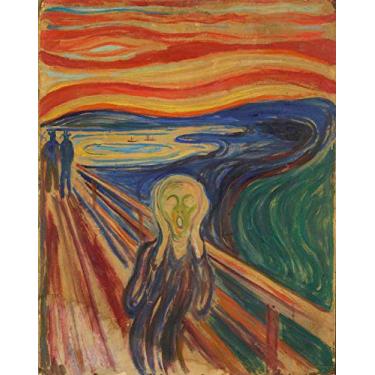 Imagem de O Grito (1910) de Edvard Munch - 30x38 - Tela Canvas Para Quadro