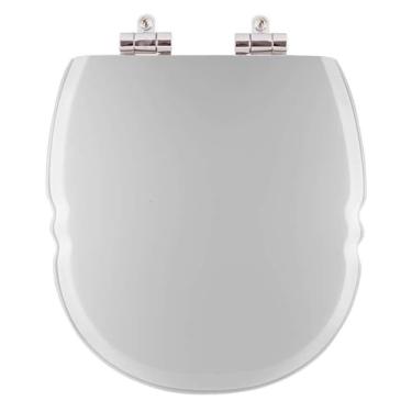 Imagem de Assento Sanitario Poliester com Amortecedor Massima Cinza Platina para Vaso Incepa