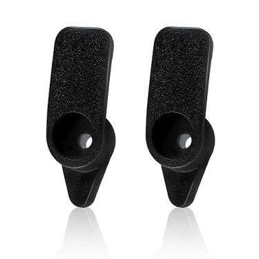 Imagem de KPALAG 2 peças de clipes de viseira para viseira de sol suportes de clipe de retenção compatíveis com Corvette C5 1997-2004 Substituir # 10411051