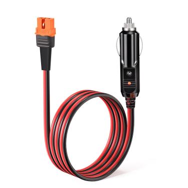 Imagem de ELFCULB XT60i para isqueiro de carro 14AWG 12V cabo conector macho para gerador solar portátil (5FT)
