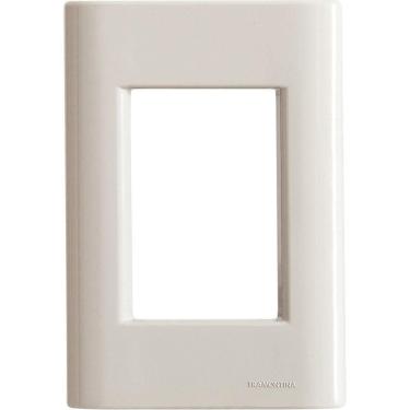 Imagem de Placa 3 Postos 4x2 Tramontina Giz Fendi Soft Touch Sem Suporte Tramontina