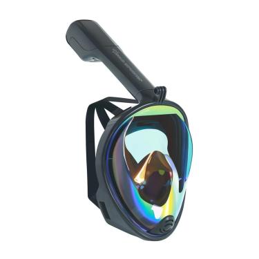 Imagem de Mascara Subaquática de de Mergulho Gold Sports Pro Polarizada Full Face Com Snorkel-Unissex