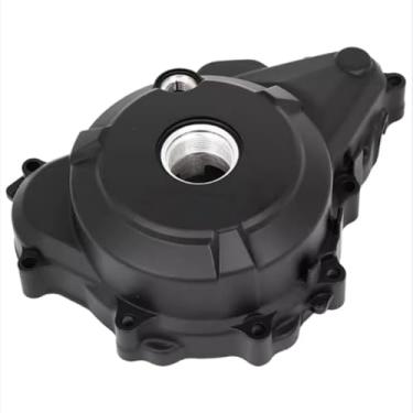 Imagem de CB190R capa esquerda da motocicleta tampa do cárter esquerdo capa magneto (preto)