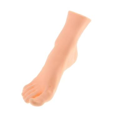 Imagem de shamjina Modelo de pé meia curta tornozelo pulseira falso pé ferramenta jóias expositor pé meia exibição para fotografia prop casa, Masculino Direito