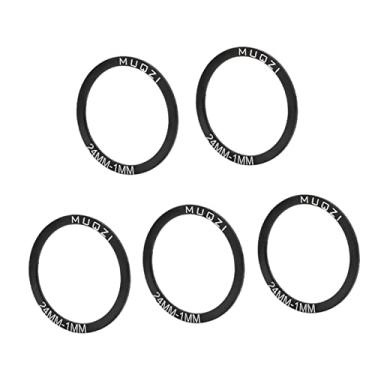 Imagem de Fancyes 5 peças junta do suporte inferior da MTB conjunto de arruela de liga de alumínio peças espaçadoras, 24MM T1MM