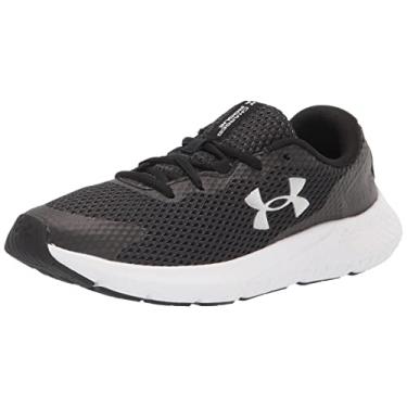 Imagem de Under Armour Tênis de corrida feminino Charged Rogue 3, Preto/prata metálica, 35