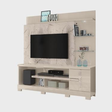 Imagem de Home Theater para Tvs até 55 Polegadas com Pés Alan Calacata/Off White