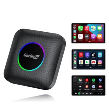 Imagem de Adaptador de sistema CarlinKit CarPlay Ai Android 13.0 Box, Netflix YouTube Rede 4G SM6225 8core 4G+64G WiFi 2.4G+5G(Somente para carros com tela sensível ao toque CarPlay com fio)