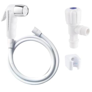 Imagem de Ducha higienica Completa BanheIro/Lavatório ABS Branca MI-06