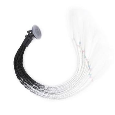 Imagem de Capacete rabo-de-cavalo, capacete de cabelo, tranças de rampa gradiente, rabo de cavalo com ventosa, acessórios de capacete para mulheres e adultos