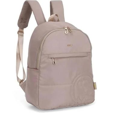 Imagem de Mochila de Costas Feminina Mickey Mouse Bege - Luxcel