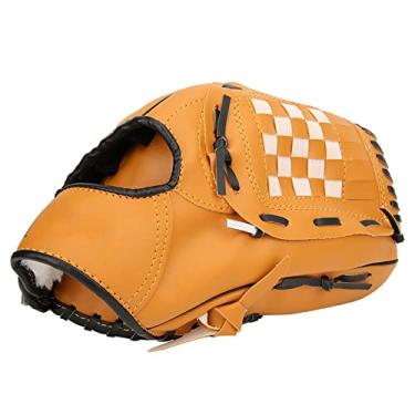 Imagem de Luva de Beisebol de Competição, Luva de Beisebol Infantil de 10,5 Polegadas para Crianças Com Luva de Beisebol Espessa de PVC Praticando Luvas de Competição de Treinamento (12,5