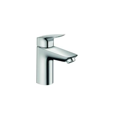 Imagem de hansgrohe Torneira para pia de banheiro Logis Modern Low Flow com 1 alça e 15 cm de altura cromada 71104001