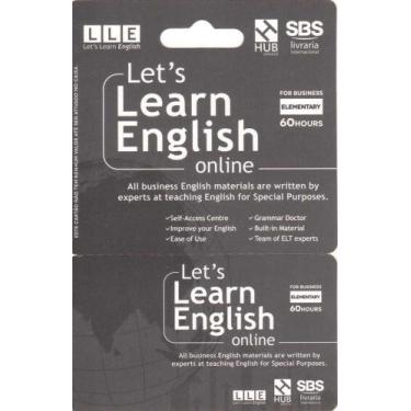 Imagem de Let's Learn English Card - For Business - Elementary (6 Months)