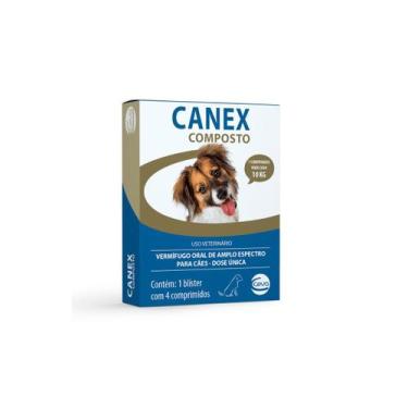 Imagem de Ceva Vermífugo Canex Composto para Cães, 4 Comprimidos