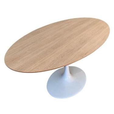Imagem de Mesa de Jantar Tulipa Saarinen Oval 140x90Cm tampo cor  Jade - Modelar