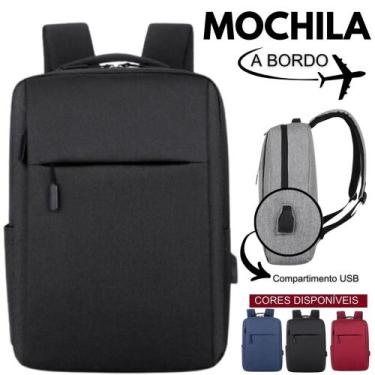 Imagem de Mochila Mala Viagem De Bordo Grande Premium Resistente - New Bag, Pret