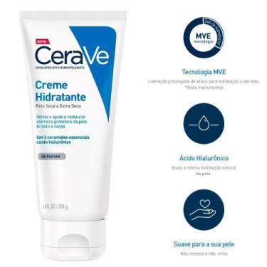 Imagem de Creme Hidratante Corporal CeraVe 200g - Saúdebig, 200g