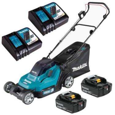 Imagem de Cortador De Grama 2 Baterias 18v 5ah Makita Dlm432 + 2 Carregadores Rá