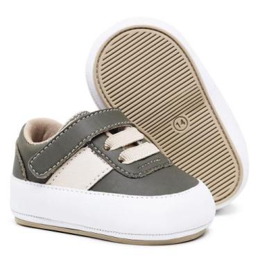 Imagem de Sapatênis Infantil Bebê Masculino Vintage Kids Style - Skalvin, Verde,