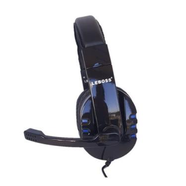 Imagem de Fone ouvido headfone headset gamer p2 mic lb-fn606 azul - LEBOSS