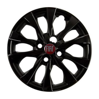 Imagem de Calota Esportiva 293CB Cubo Baixo 14 Preto Argo Mobi Palio V - Garagem