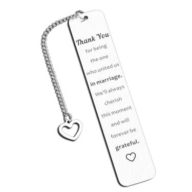 Imagem de Presentes oficiais para o dia do casamento – Marcador de livro oficial de casamento, ideias de lista de presentes de casamento, presentes de padrinho para casamento, presentes de casamento para