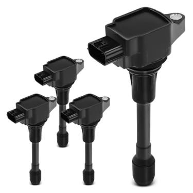 Imagem de Conjunto de 4 bobinas de ignição para Nissan Altima 2007-2013 Sentra Tiida NV200 Versa X-Trail Rogue Infiniti FX50 M56