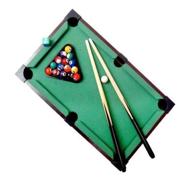 Imagem de Mesa De Sinuca Mini Bilhar Snooker Portátil Jogo Brinquedo