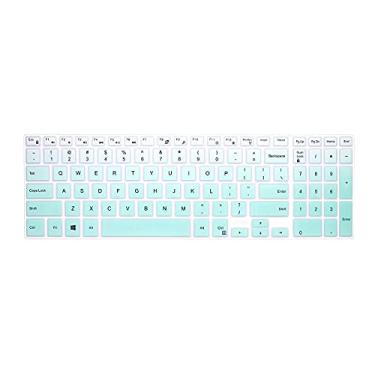 Imagem de WYGCH Capa de teclado de silicone para Dell Inspiron 15 3000 série 5000/Inspiron 17 série 3000/Inspiron 17 7786/G3 15 17 Series/G5 15 Series/para Dell G7 15 17 Series-verde menta