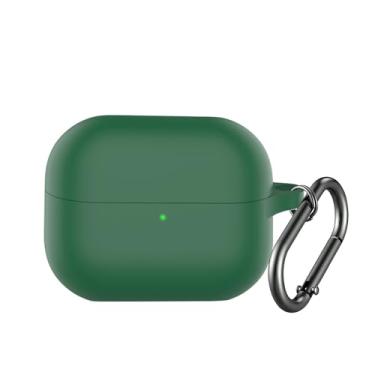 Imagem de Capa de silicone SaharaCase Venture Series para fones de ouvido Galaxy Buds3 e Buds3 Pro - Design ergonômico fechado, composição de material de silicone triplo, clipe mosquetão (verde cacto)