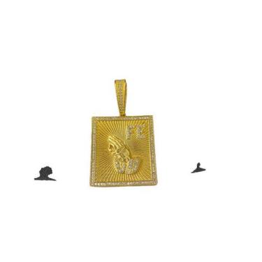 Imagem de Pingente fé g - banhado a ouro 18k - ToJoia18k