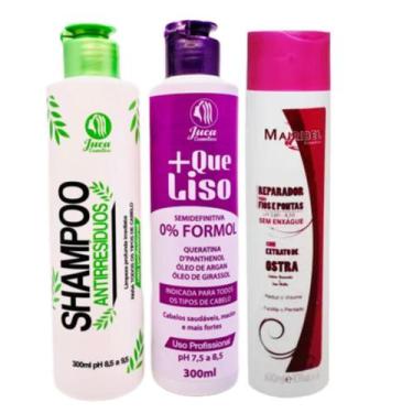 Imagem de Progressiva +Que Liso Matizadora Organica 300ml + Shampoo 300ml Creme 